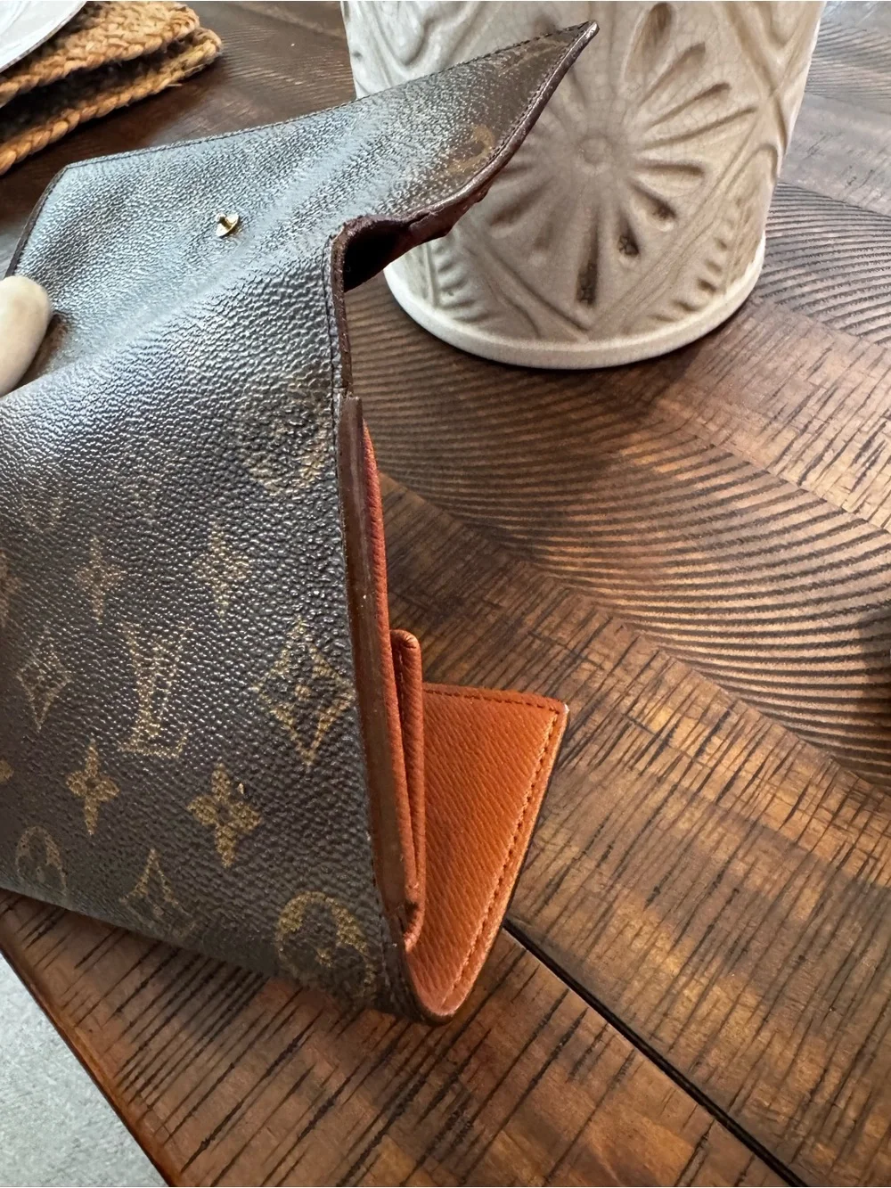 Louis Vuitton Monogram Porte Tresor International Trifold Long Wallet/vintage